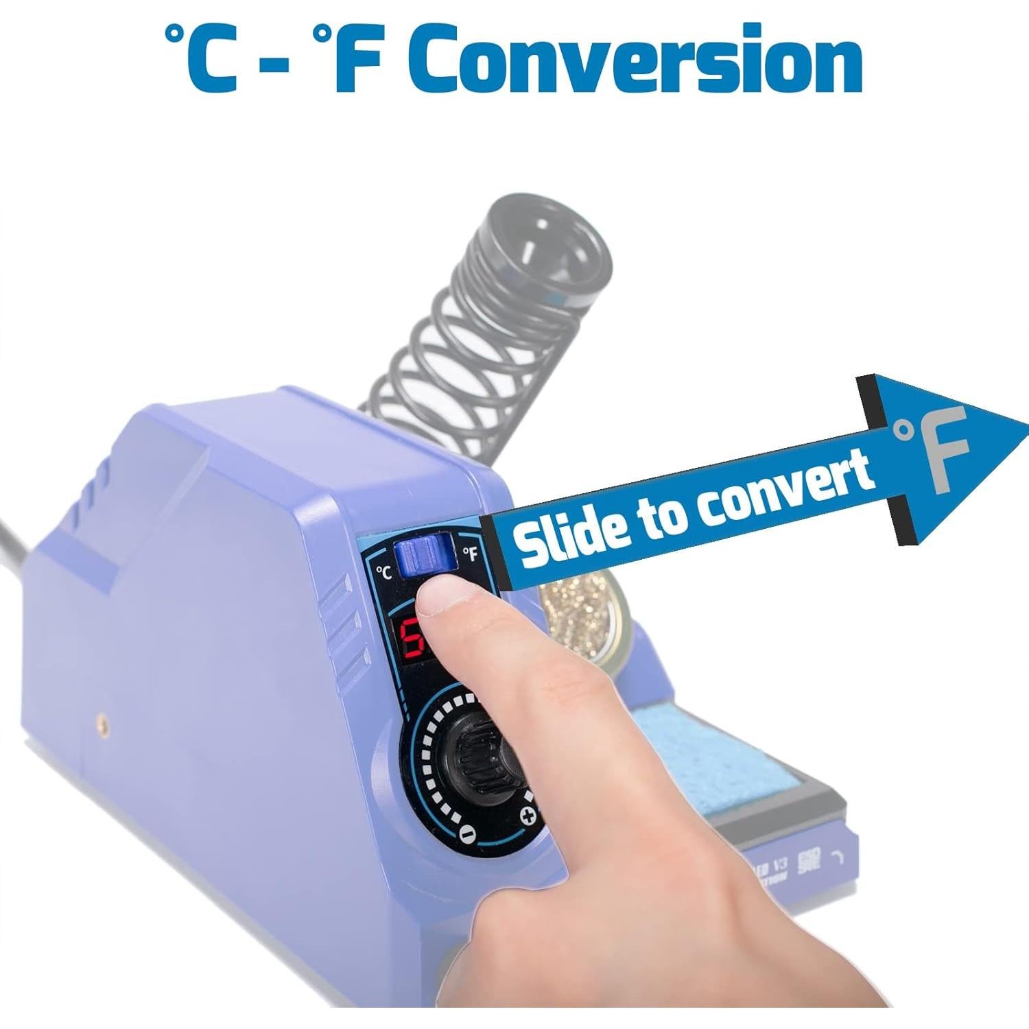 Estación de Soldadura WEP 926LED V3 Compacta con Accesorios