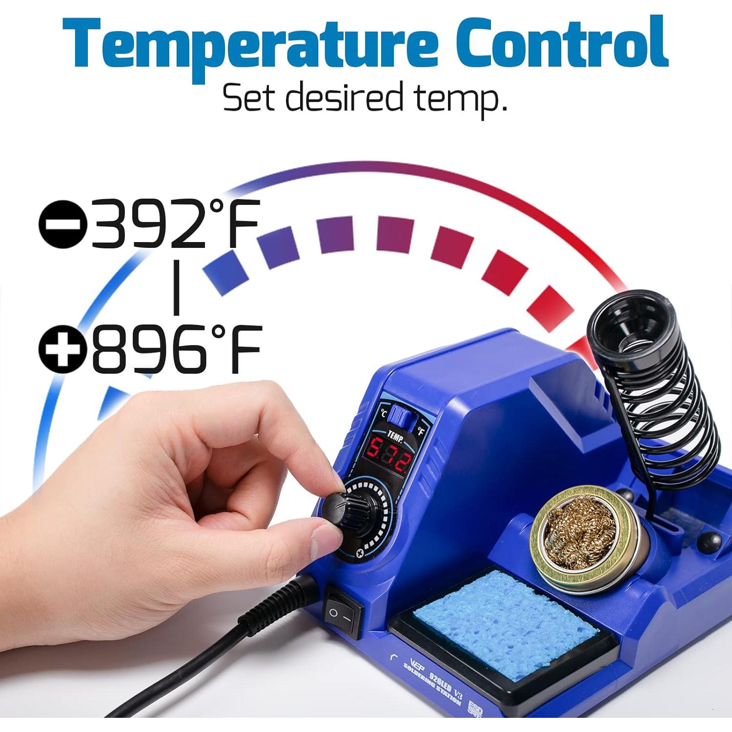 Estación de Soldadura WEP 926LED V3 Compacta con Accesorios