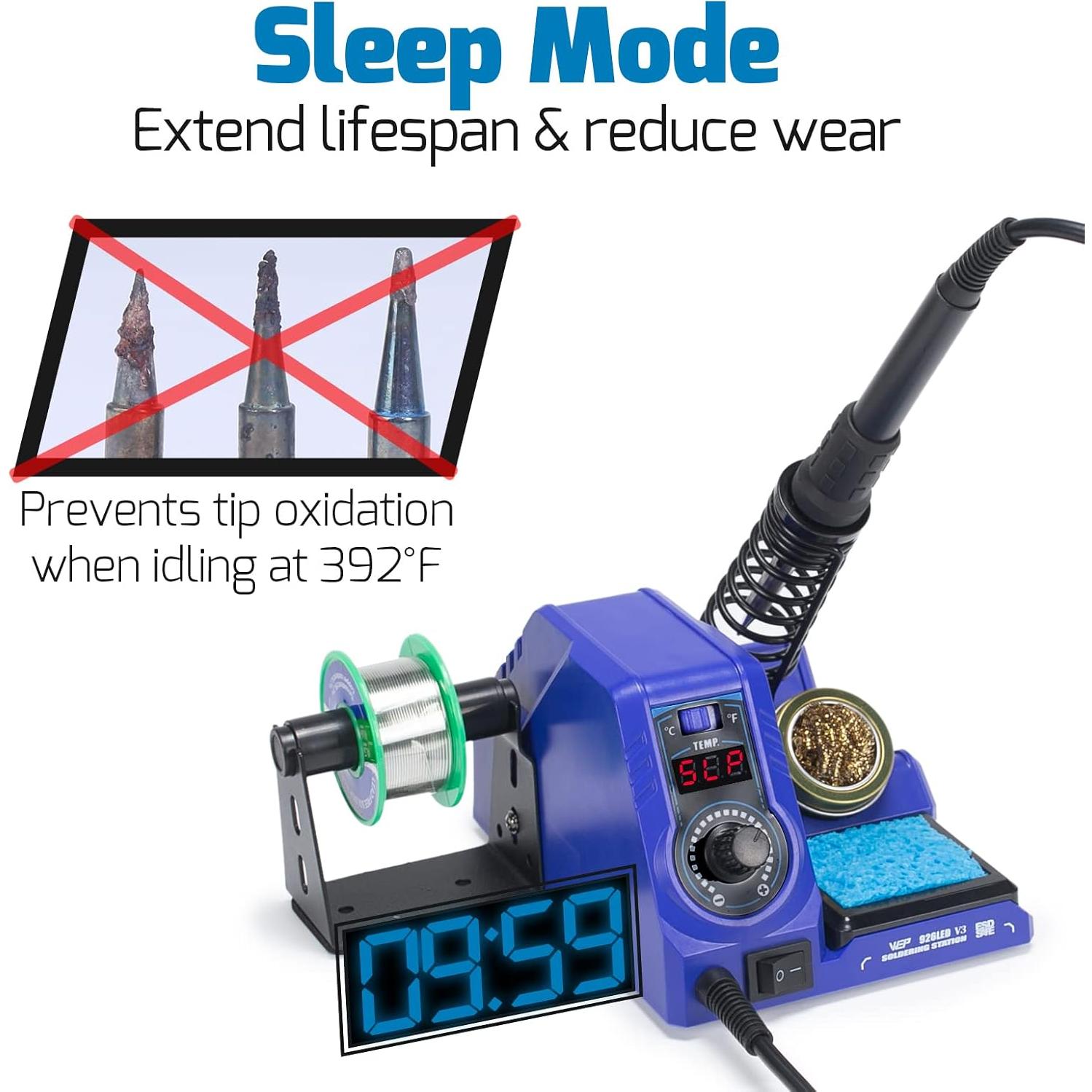 Estación de Soldadura WEP 926LED V3 Compacta con Accesorios