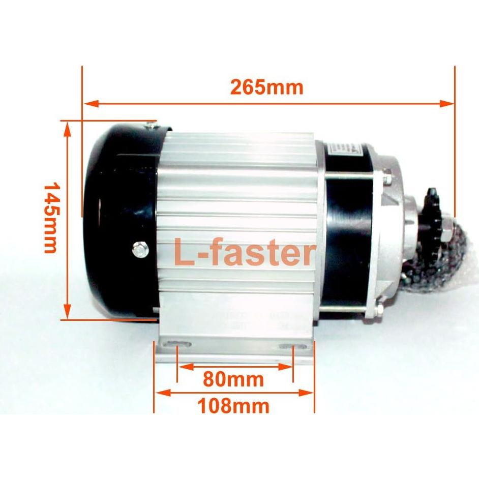 Kit Motor Sin Escobillas 48V 750W L-faster para Triciclo
