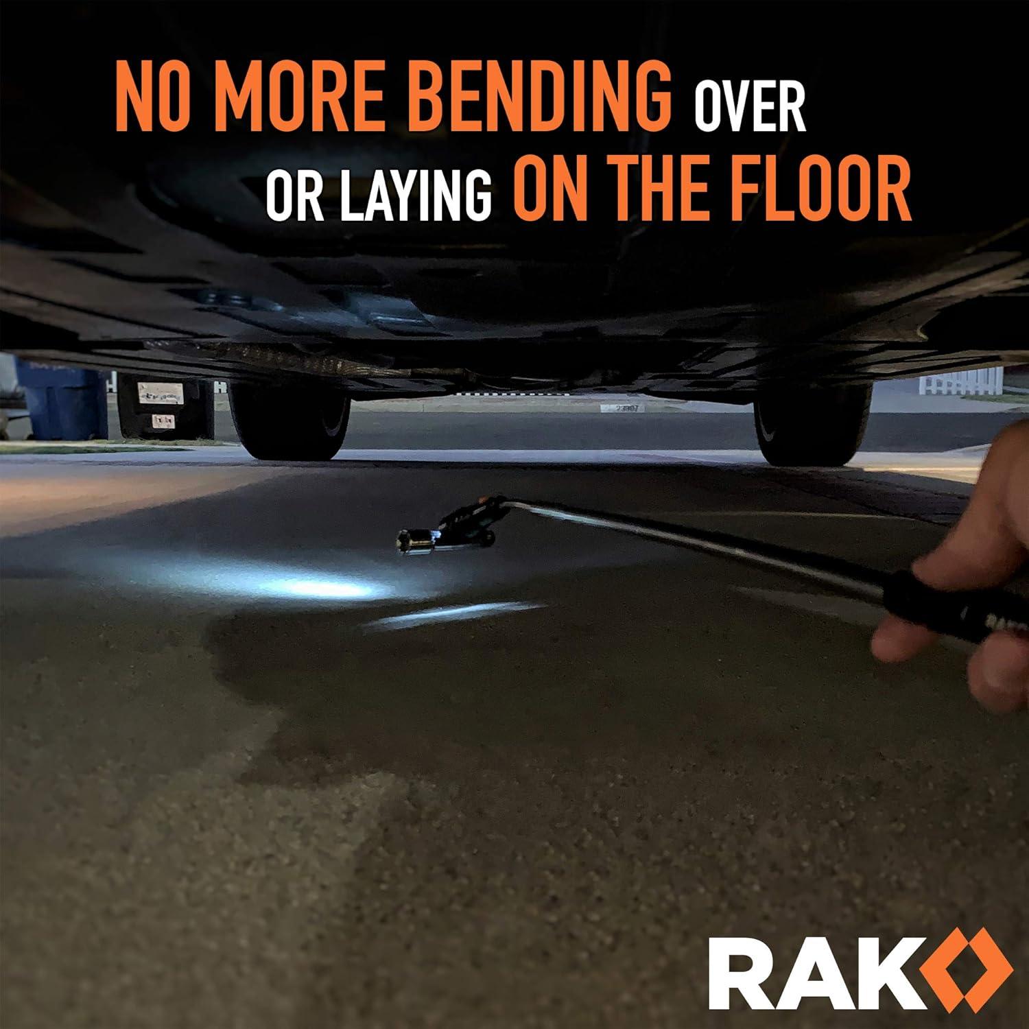 Herramienta Magnética RAK Telescópica con Linterna LED 55,88 cm