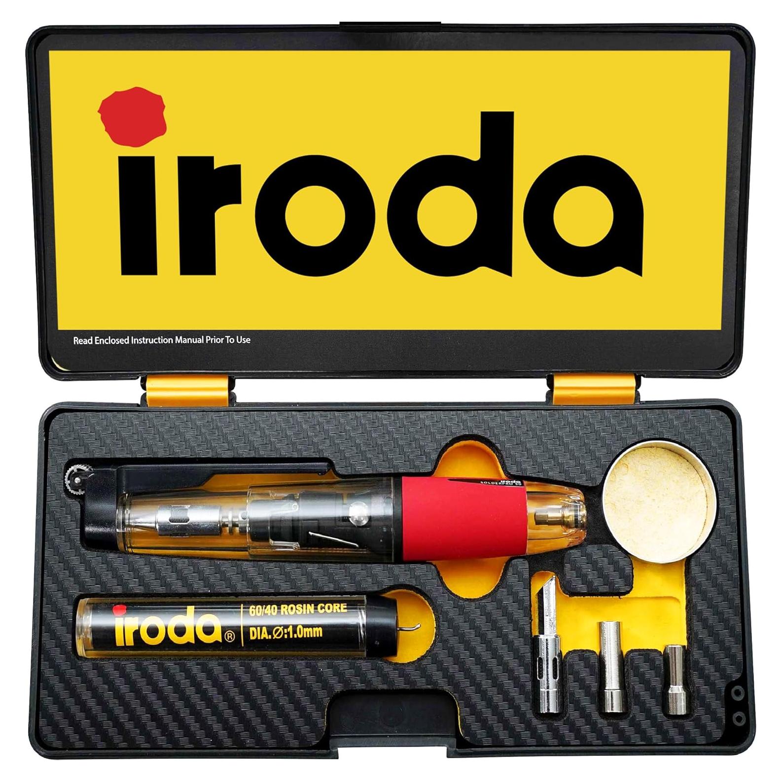 Kit Soldador Butano Iroda SolderPro 50K 4 en 1 30-70W