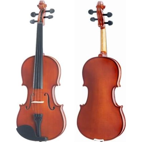 Mendini Viola 16" MA250 Madera Sólida con Estuche y Arco