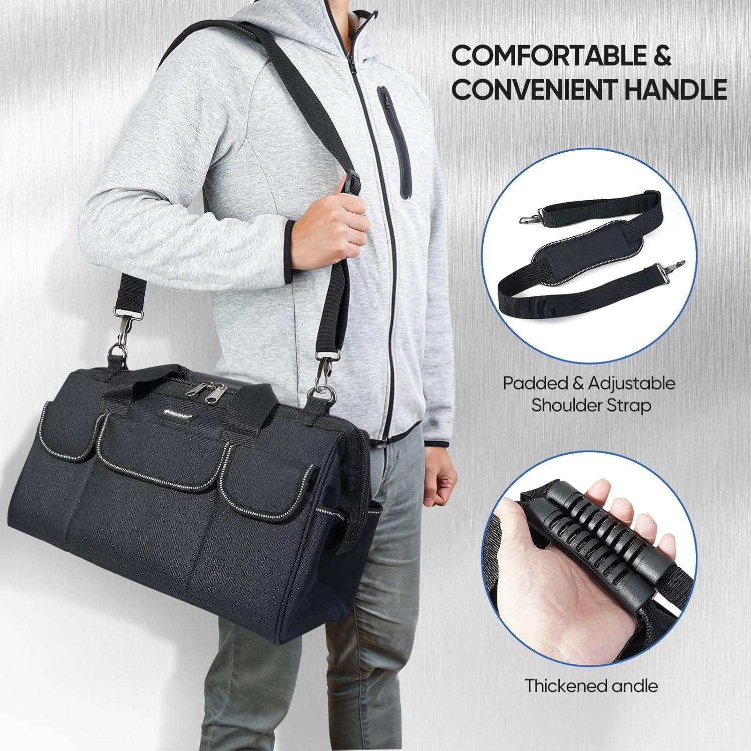Bolsa de Herramientas TICONN 40.64 cm Impermeable 20 Compartimentos