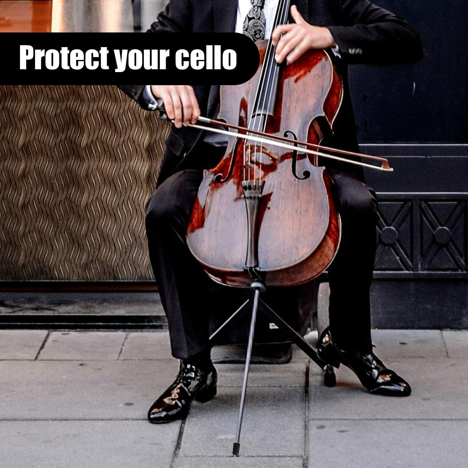 4 Piezas Tapones de Goma para Endpin de Violonchelo - Slipstop