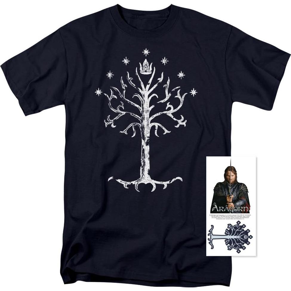 Camiseta Unisex Retorno del Rey Árbol de Gondor - Marino