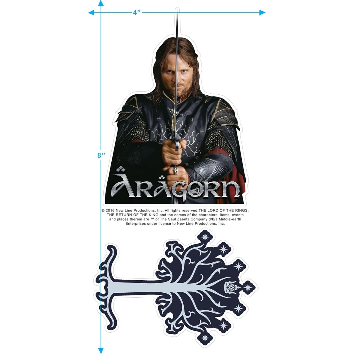 Camiseta Unisex Retorno del Rey Árbol de Gondor - Marino