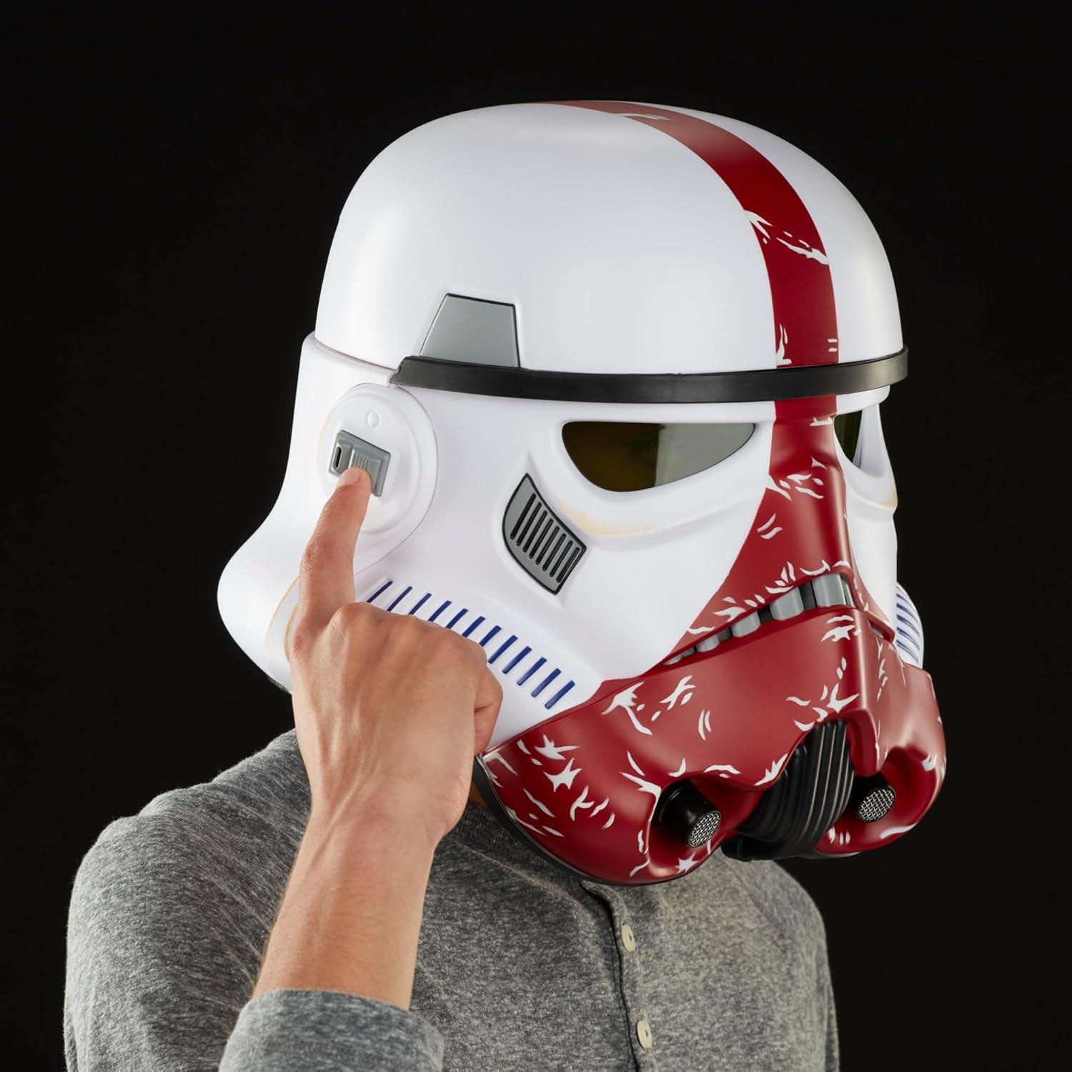 Casco Electrónico Premium Stormtrooper Incinerador Hasbro