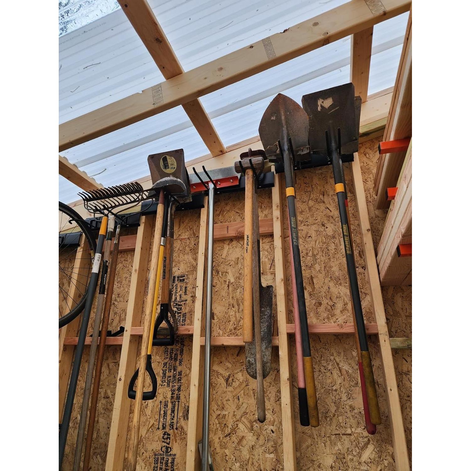 Organizador de Herramientas TIDYME 121.92 cm 3 Estantes 6 Ganchos