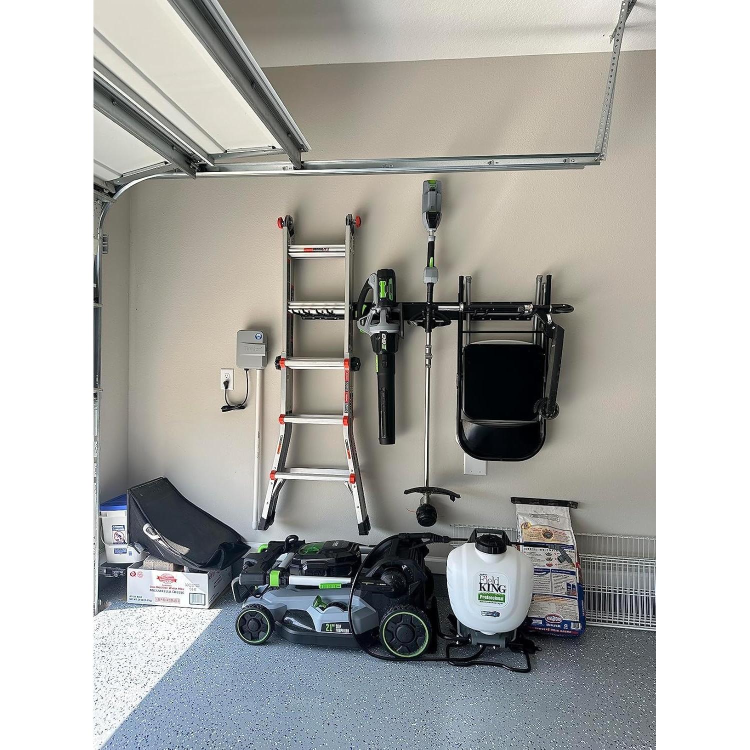 Organizador de Herramientas TIDYME 121.92 cm 3 Estantes 6 Ganchos