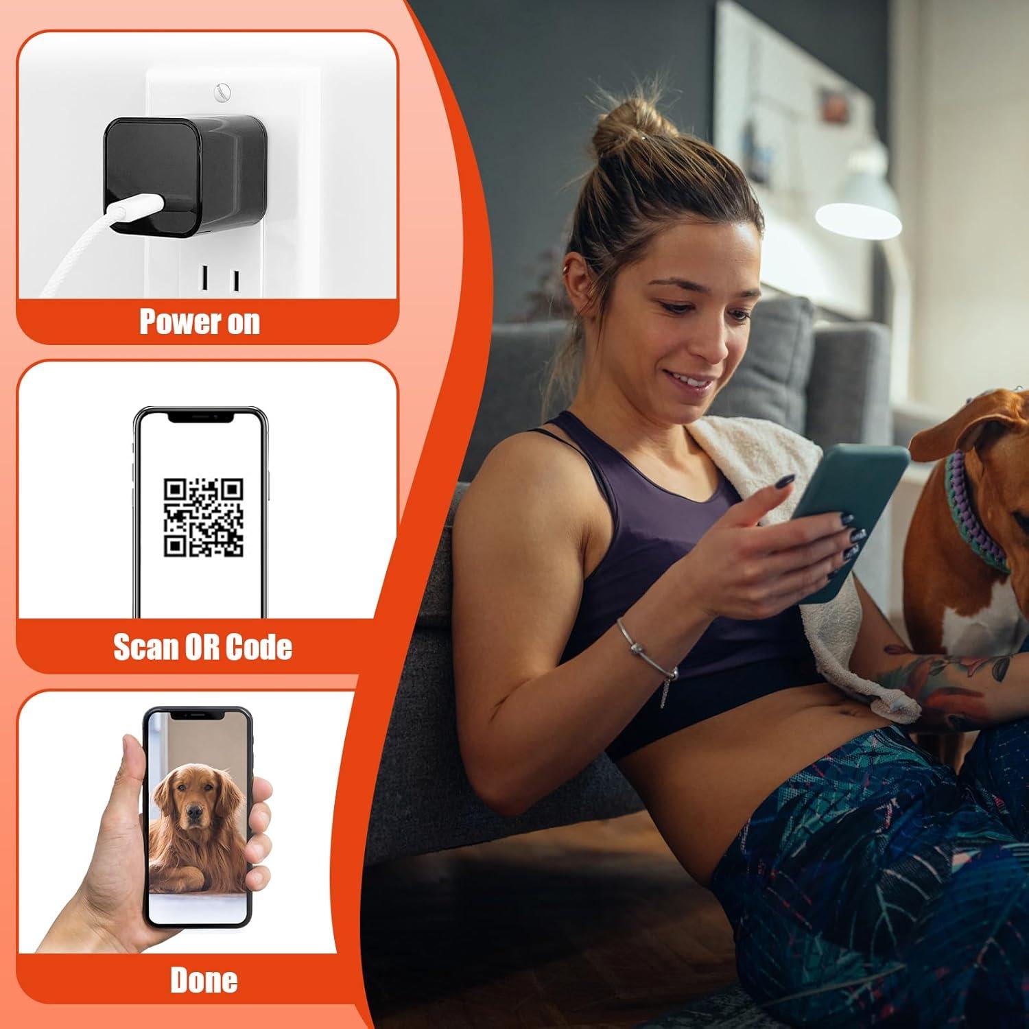 Mini Cámara Inalámbrica Fijawee A16 Full HD 1080P WiFi