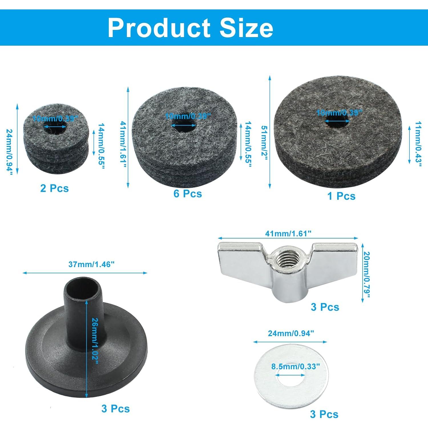 Juego de Accesorios Piutouyar 18 Piezas Fieltro Gris