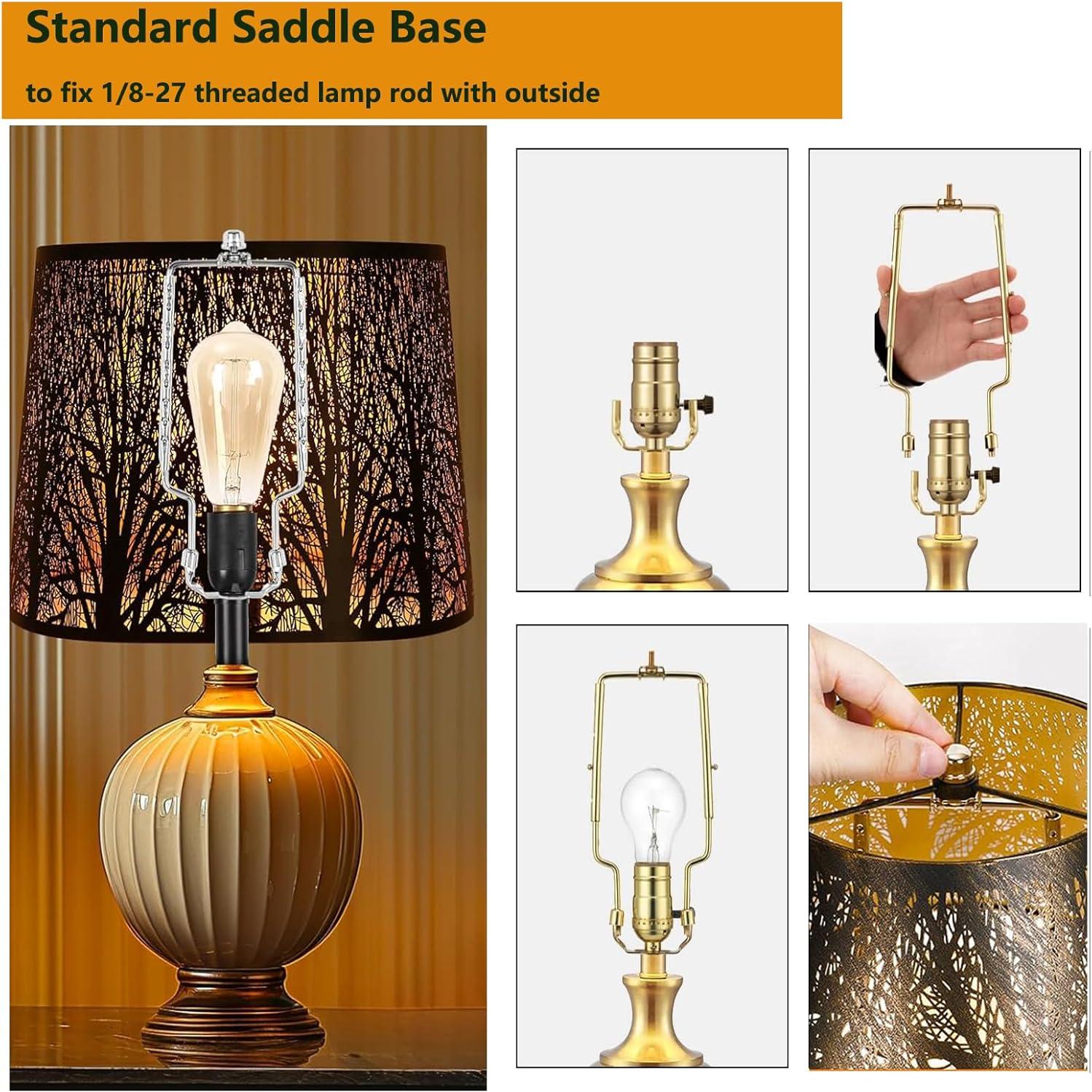 Soporte de Pantalla de Lámpara ALUCSET Ajustable 20-30 cm