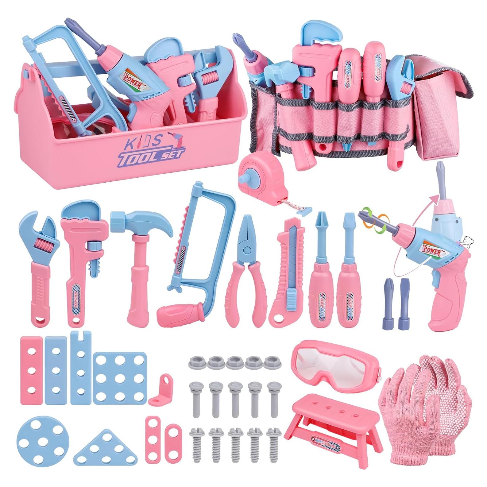 Juego de Herramientas MAGIC4U 48 Piezas para Niños