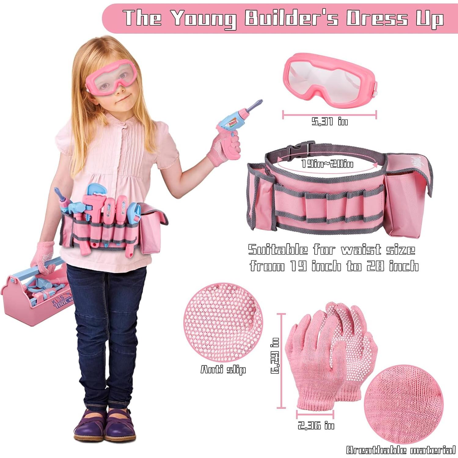 Juego de Herramientas MAGIC4U 48 Piezas para Niños