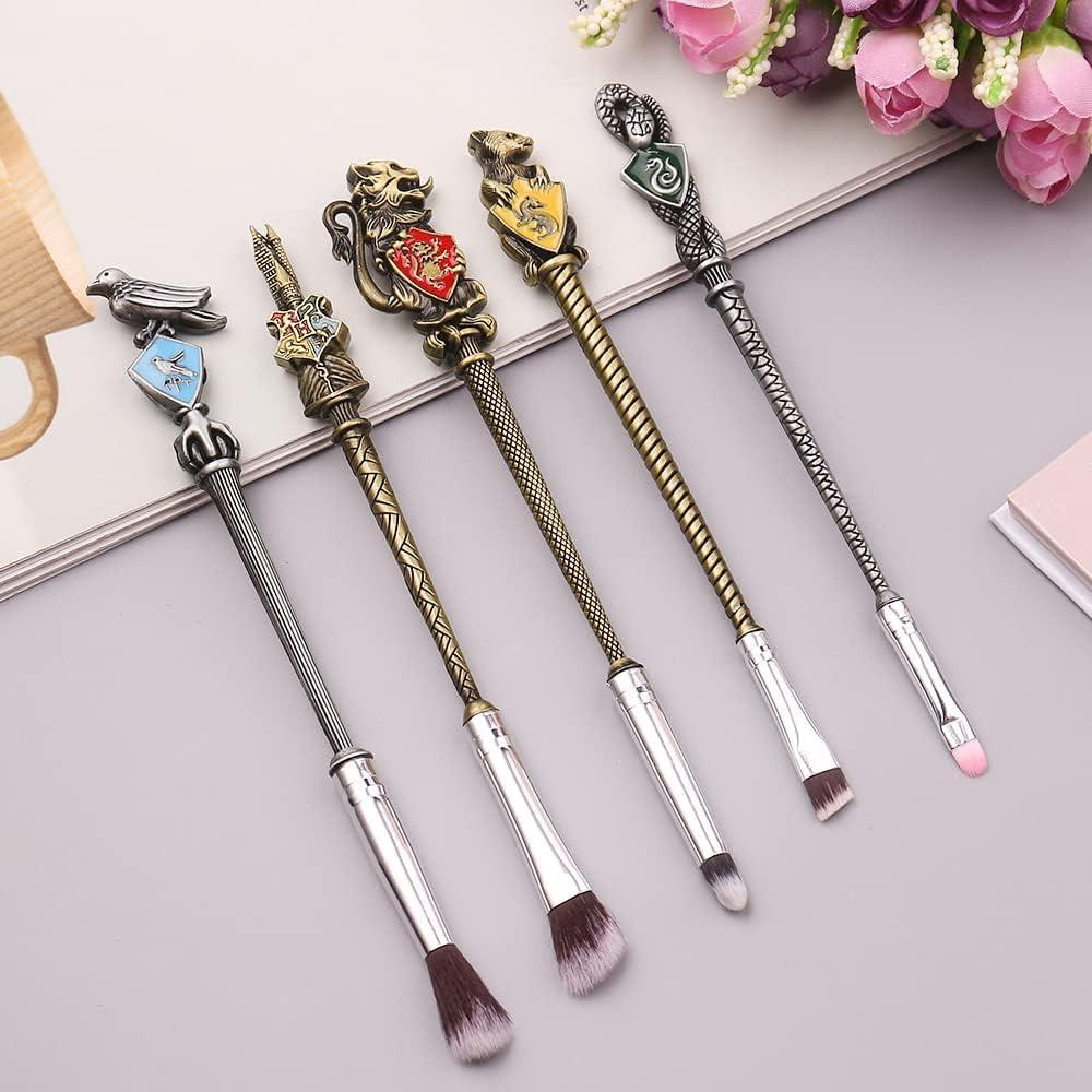 Set de Brochas de Maquillaje HP - 5 Piezas de Metal