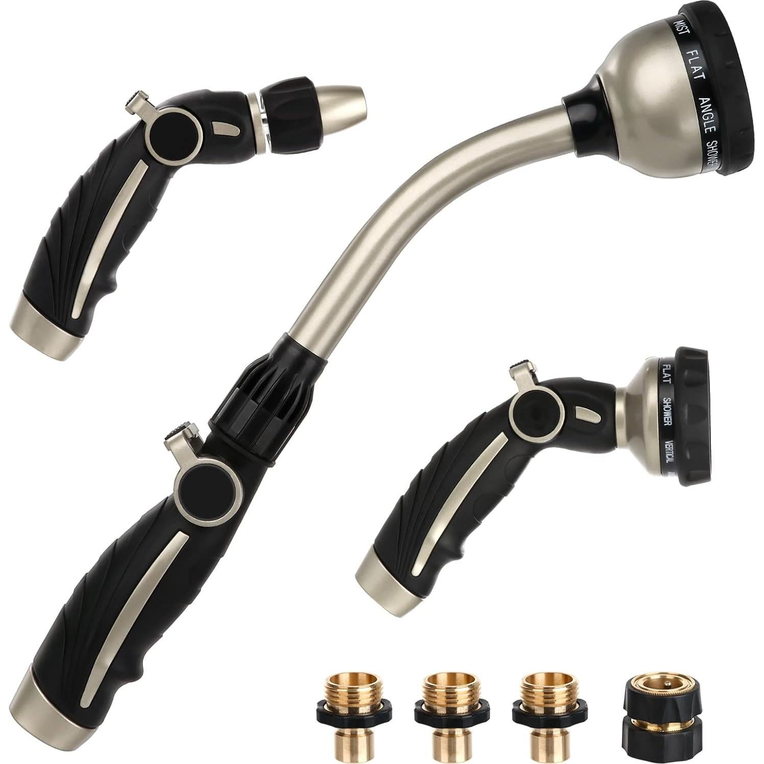 Combo de Riego Restmo 7 Piezas, Pulverizador y Boquilla