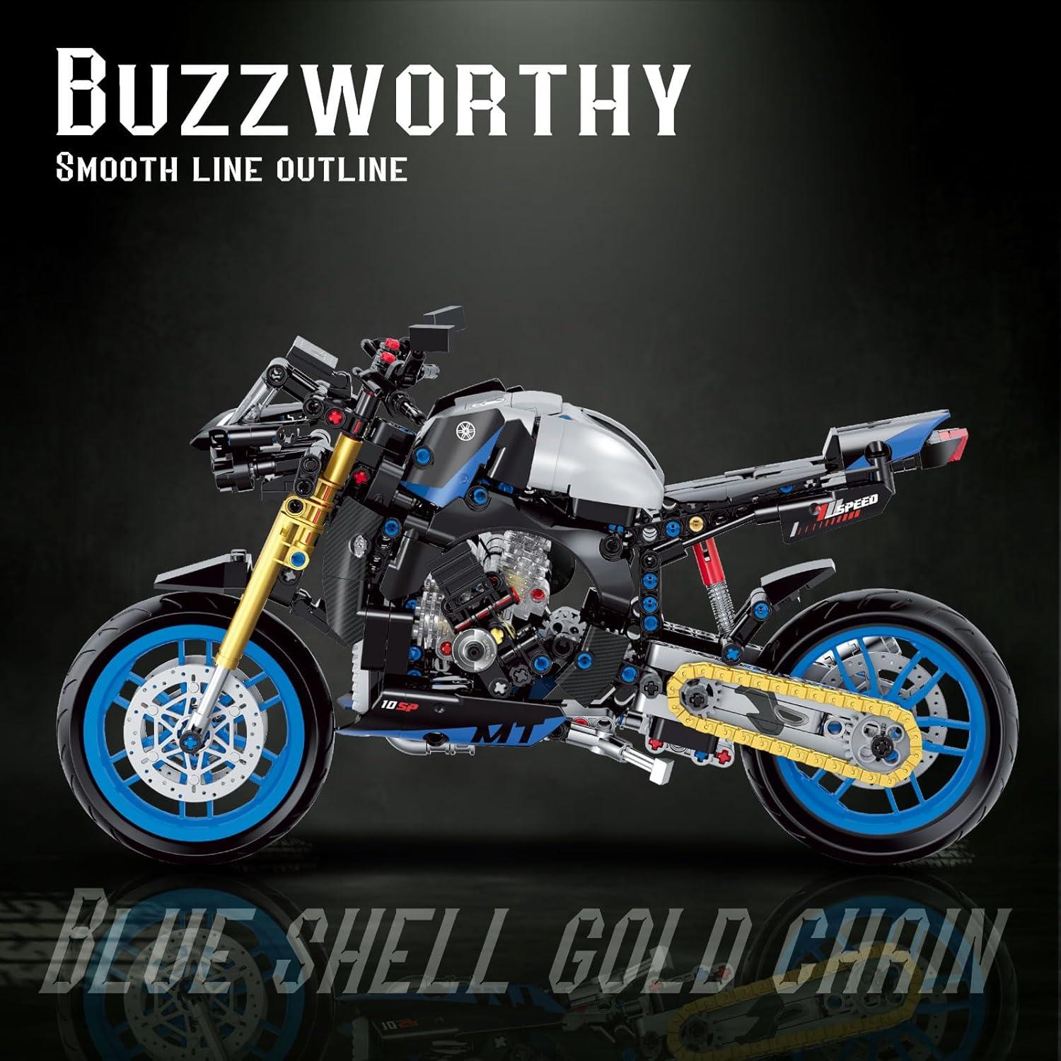 Conjunto de Construcción Motocicleta MJDDJA 1:8 579 Piezas