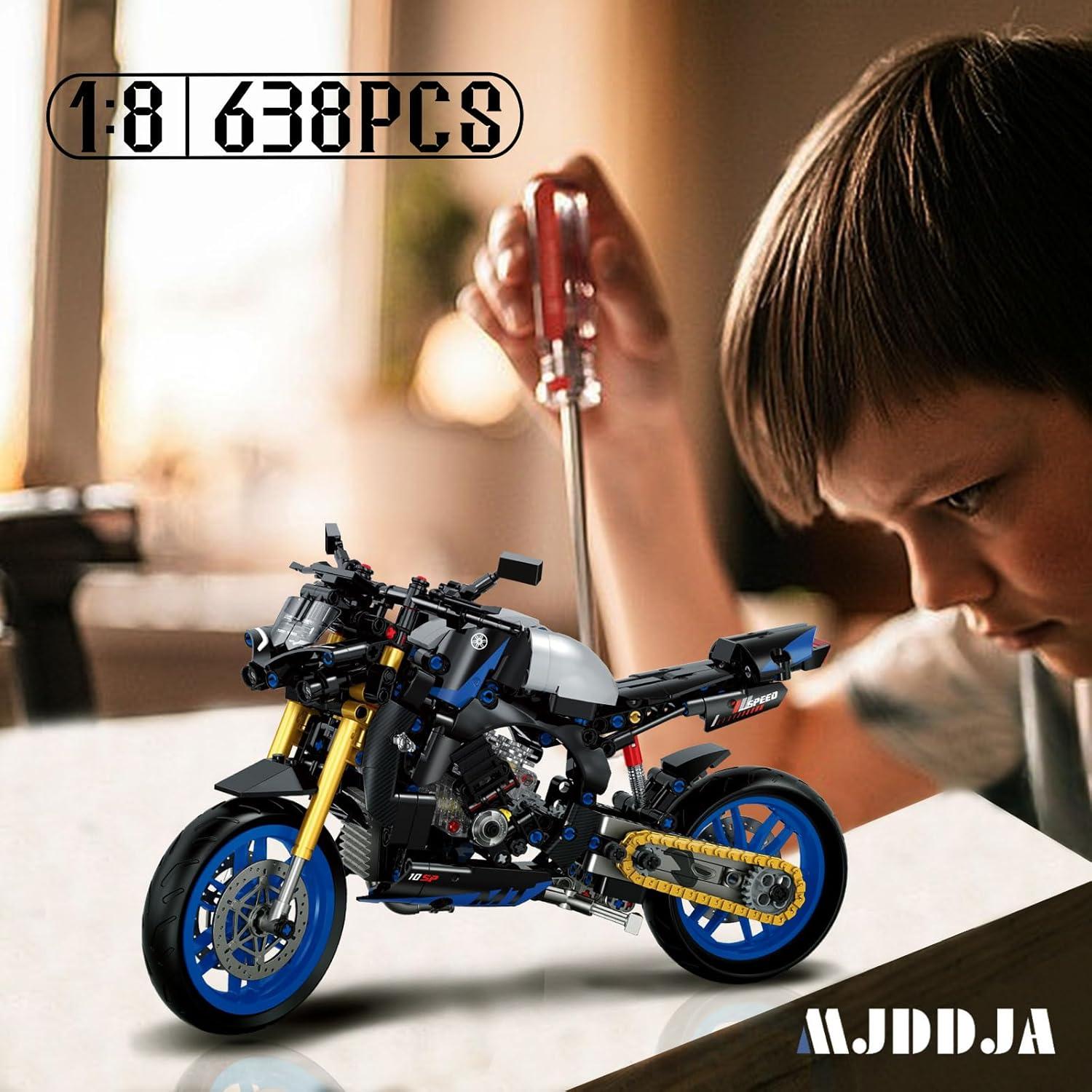 Conjunto de Construcción Motocicleta MJDDJA 1:8 579 Piezas