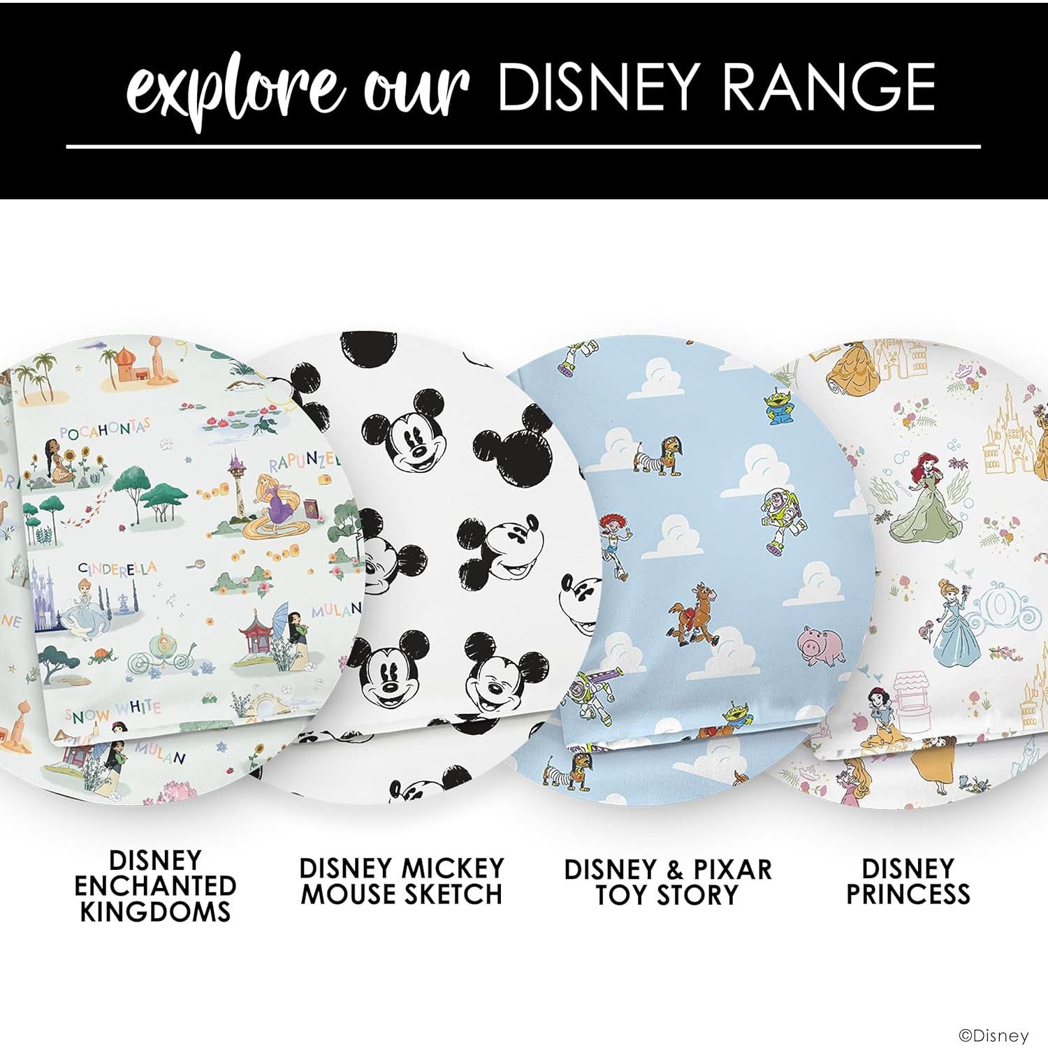 Milk Snob Disney A Wish Come True Baby Boy/Girl Swaddle Blanket, Soft Receiving, Security and Play, Toddler Infant NewbornBedding, Baby Shower, Baby Registry Gender Neutral Gift, 34 * 34 inches