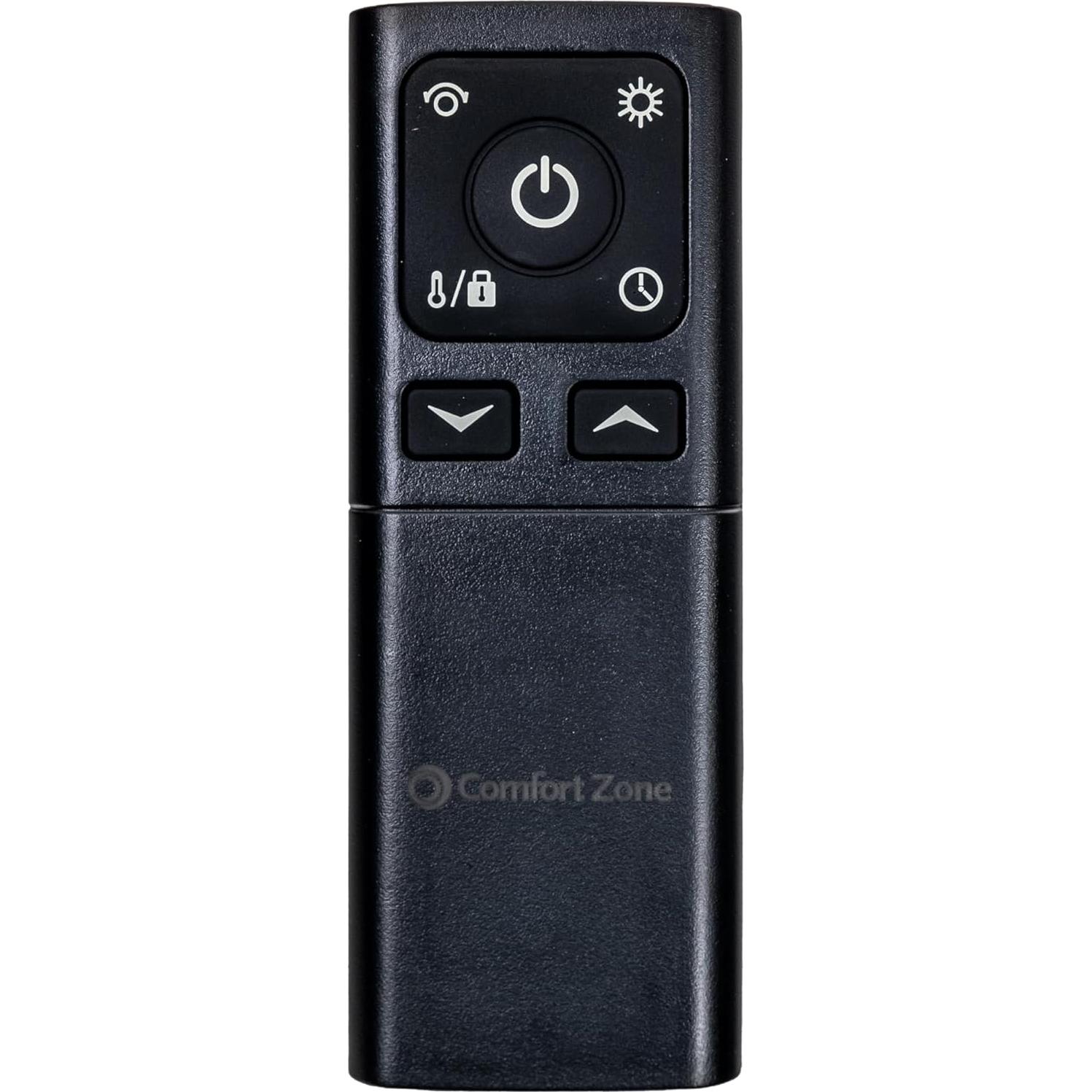 Calentador Eléctrico Portátil Comfort Zone CZ12829 Negro 1500W