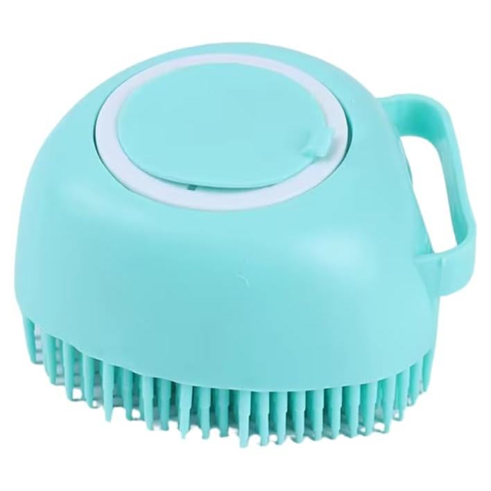 Cepillo de Spa 2-en-1 Clean Pet para Perros y Gatos Azul