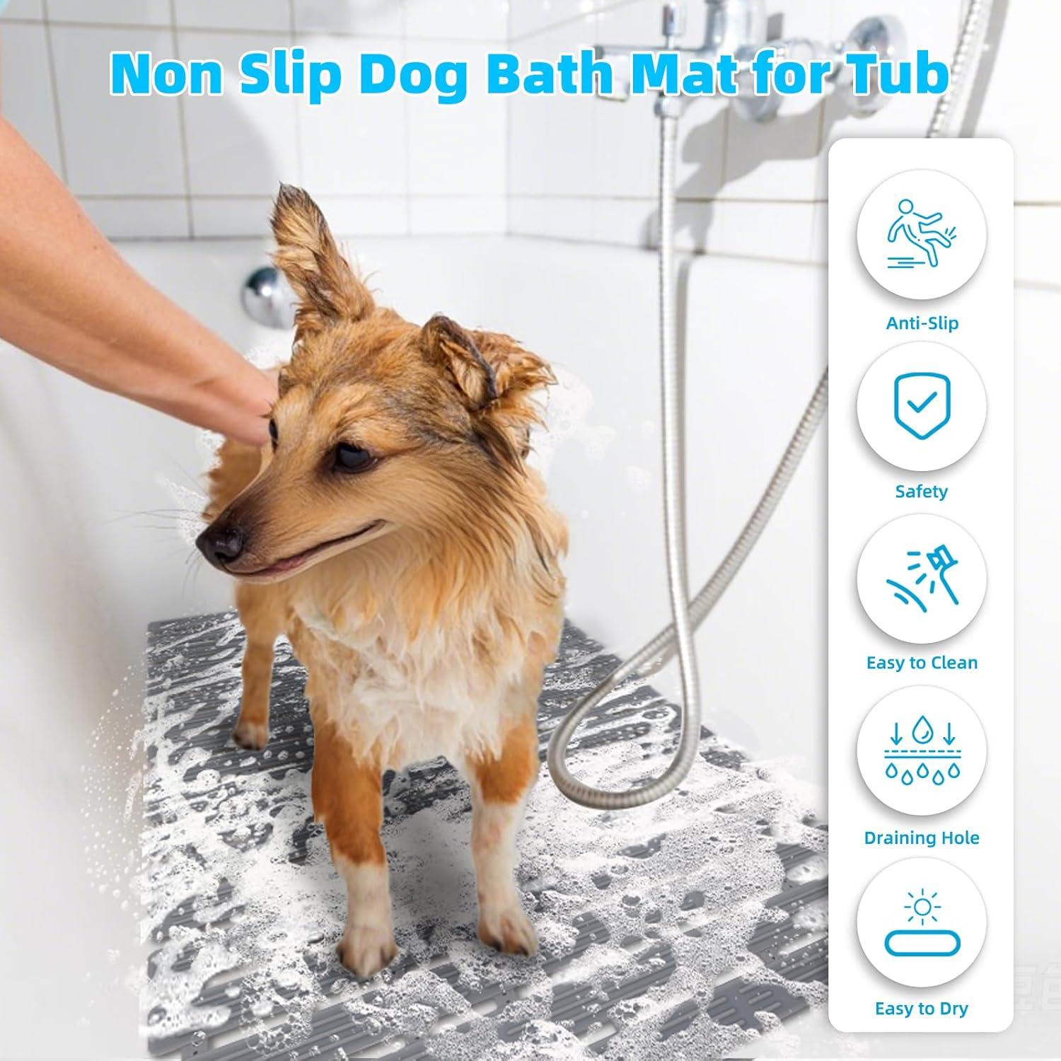 Alfombra de Baño Antideslizante para Perros Lonepetu 68x40cm