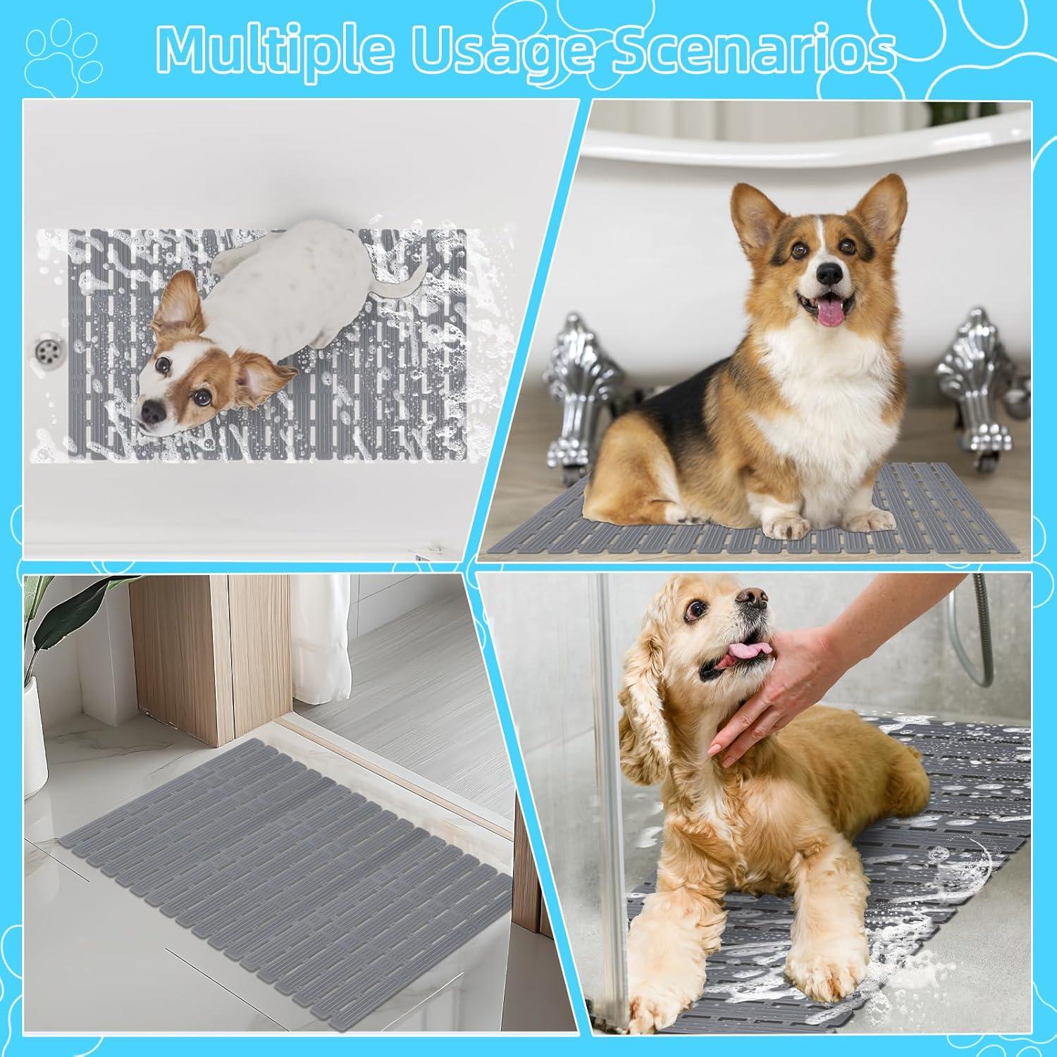 Alfombra de Baño Antideslizante para Perros Lonepetu 68x40cm