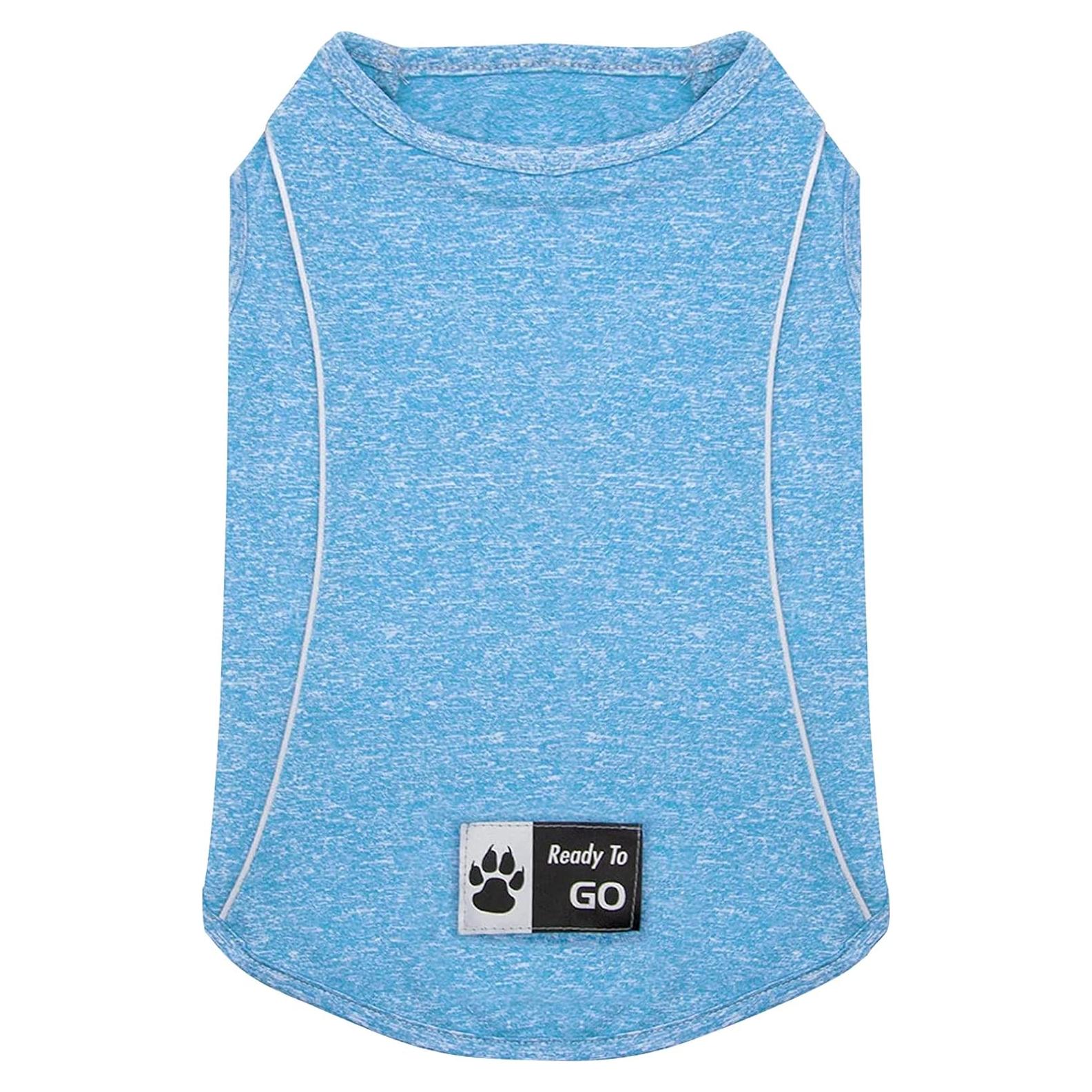 Camisa para Perro KYEESE Deportiva Transpirable Azul Pequeño