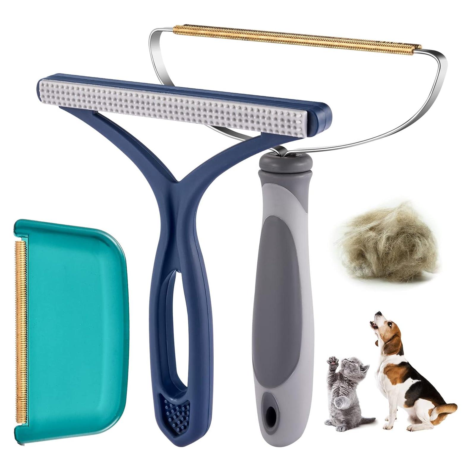 Removedor de Pelo de Mascota AXLUNAR - 3 Herramientas Reutilizables