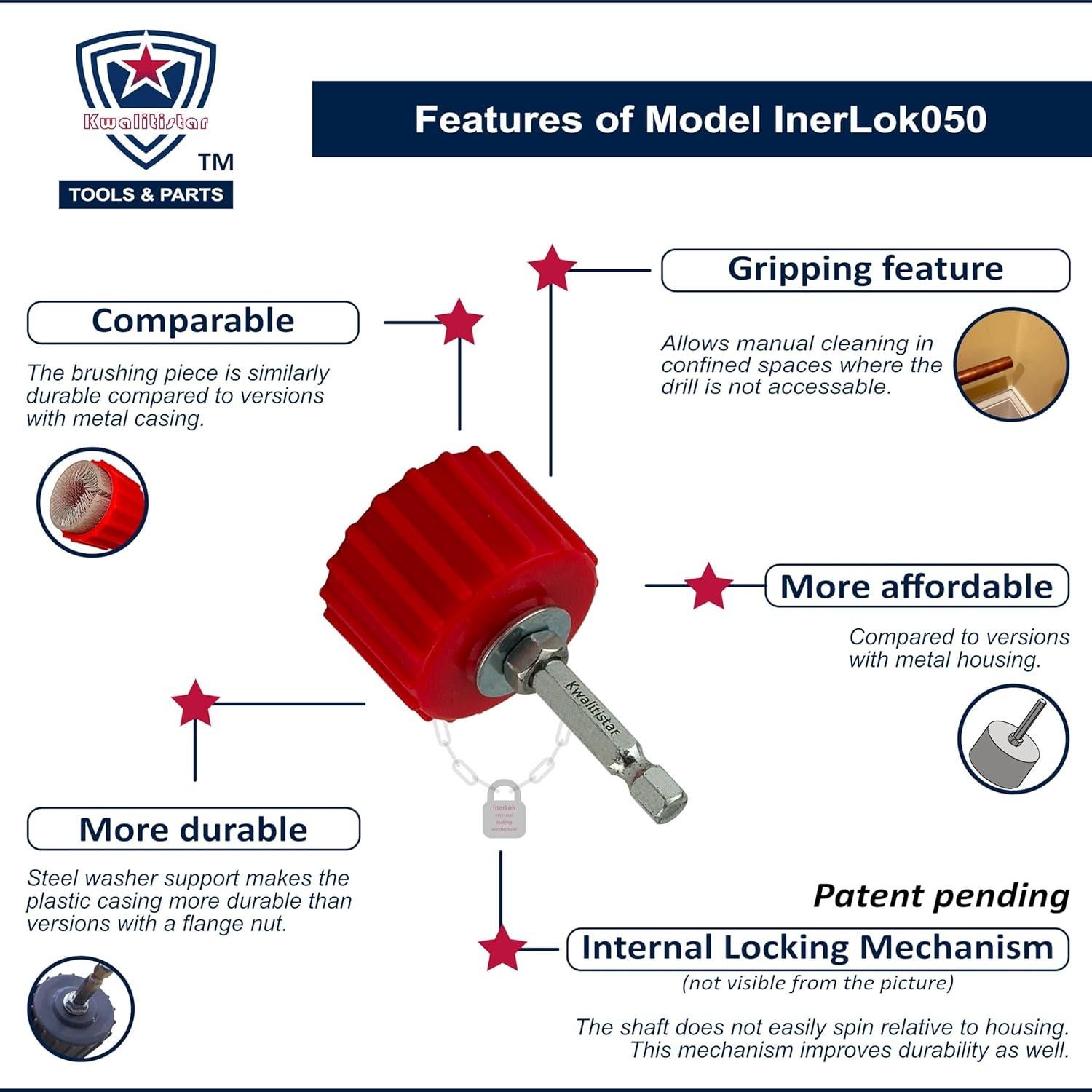Juego de Limpiadores de Tubos de Cobre Kwalitistar 1/2" - 4PC