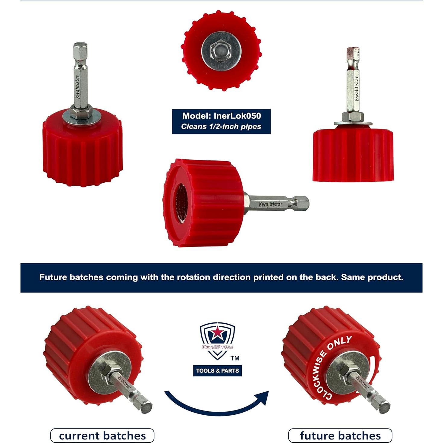 Juego de Limpiadores de Tubos de Cobre Kwalitistar 1/2" - 4PC