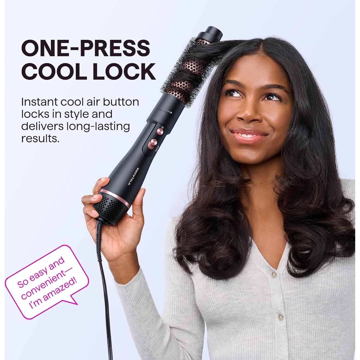 Cepillo Secador de Pelo Wavytalk 5 en 1 Negro, 1000W