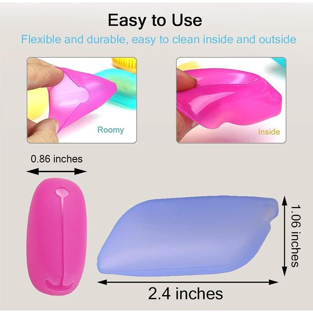 Cubiertas de Cepillo de Dientes V-TOP 6 Piezas Silicona Multicolor