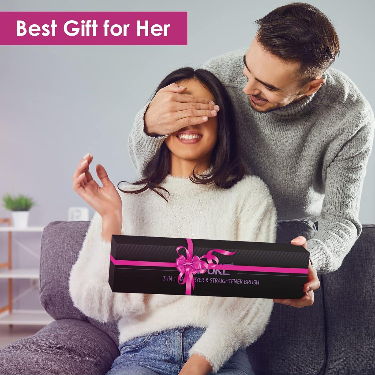 Cepillo Secador 3 en 1 APOKE D500 1200W Cerámica Turmalina