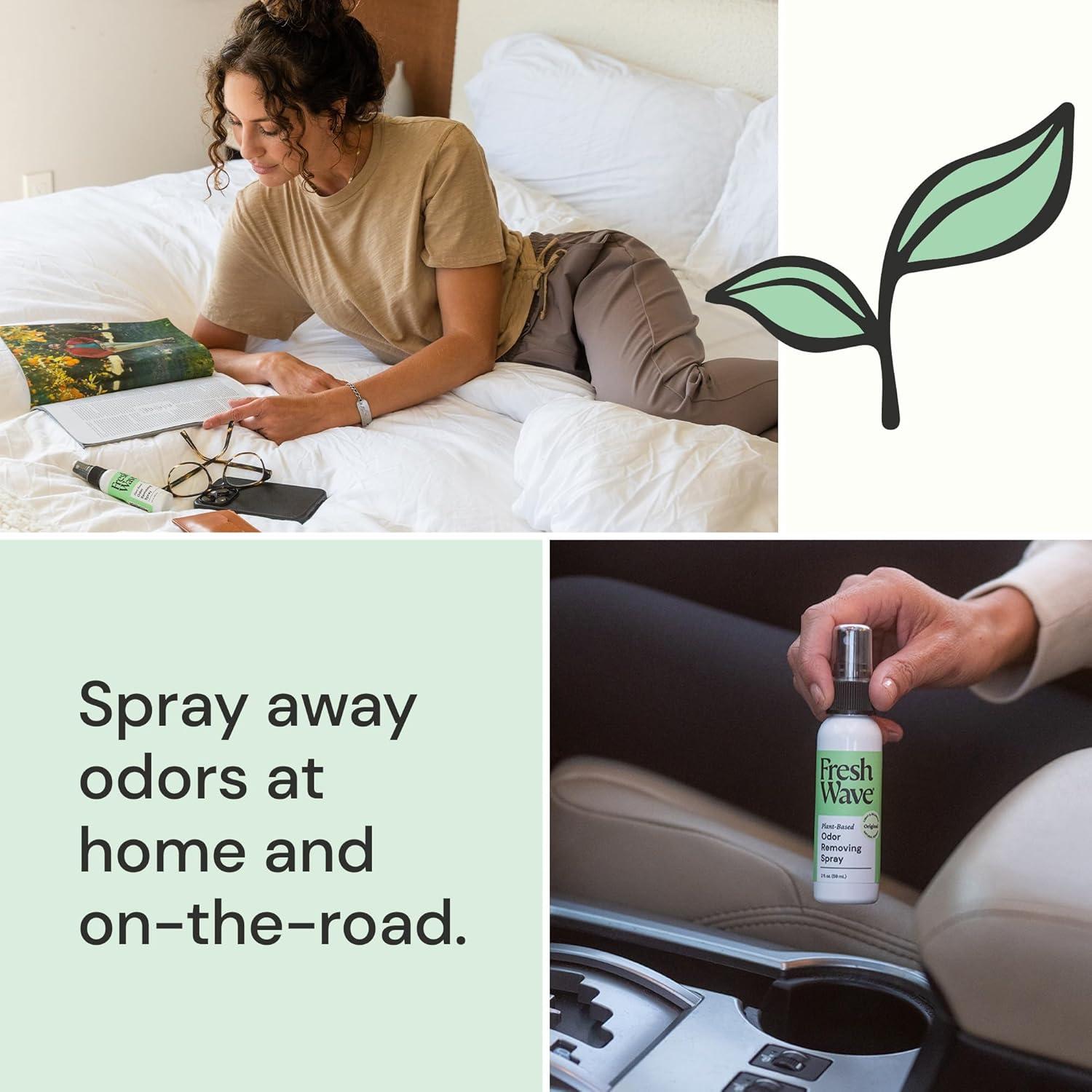 Fresh Wave Spray Eliminador de Olores 59 ml - Paquete de 2