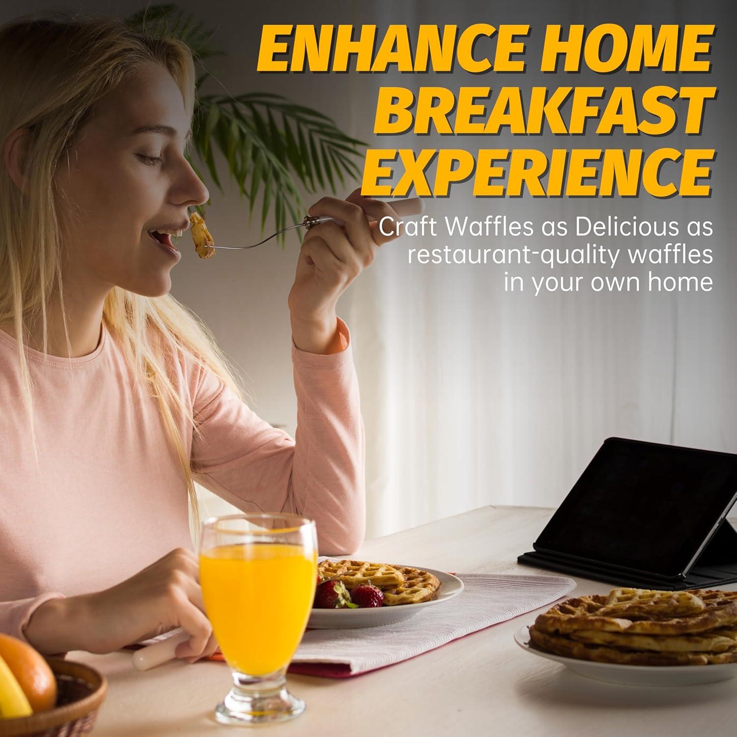 Máquina de Waffles Clásica FineMade 20.96 cm Antiadhesiva