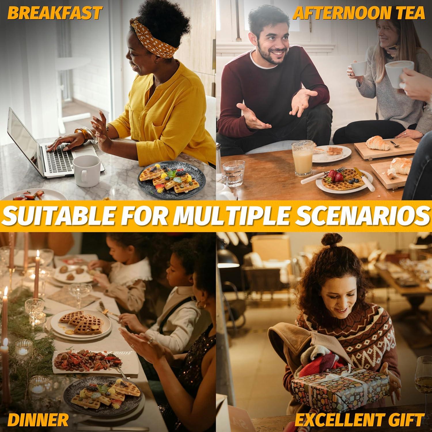 Máquina de Waffles Clásica FineMade 20.96 cm Antiadhesiva