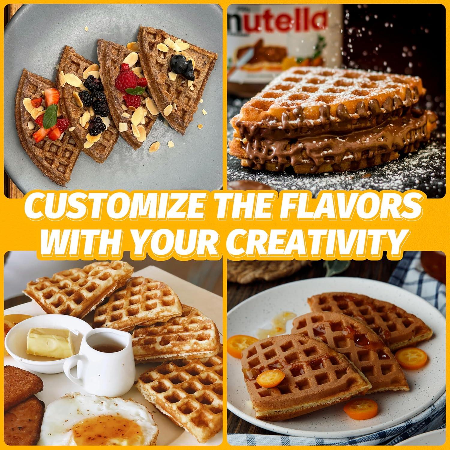 Máquina de Waffles Clásica FineMade 20.96 cm Antiadhesiva