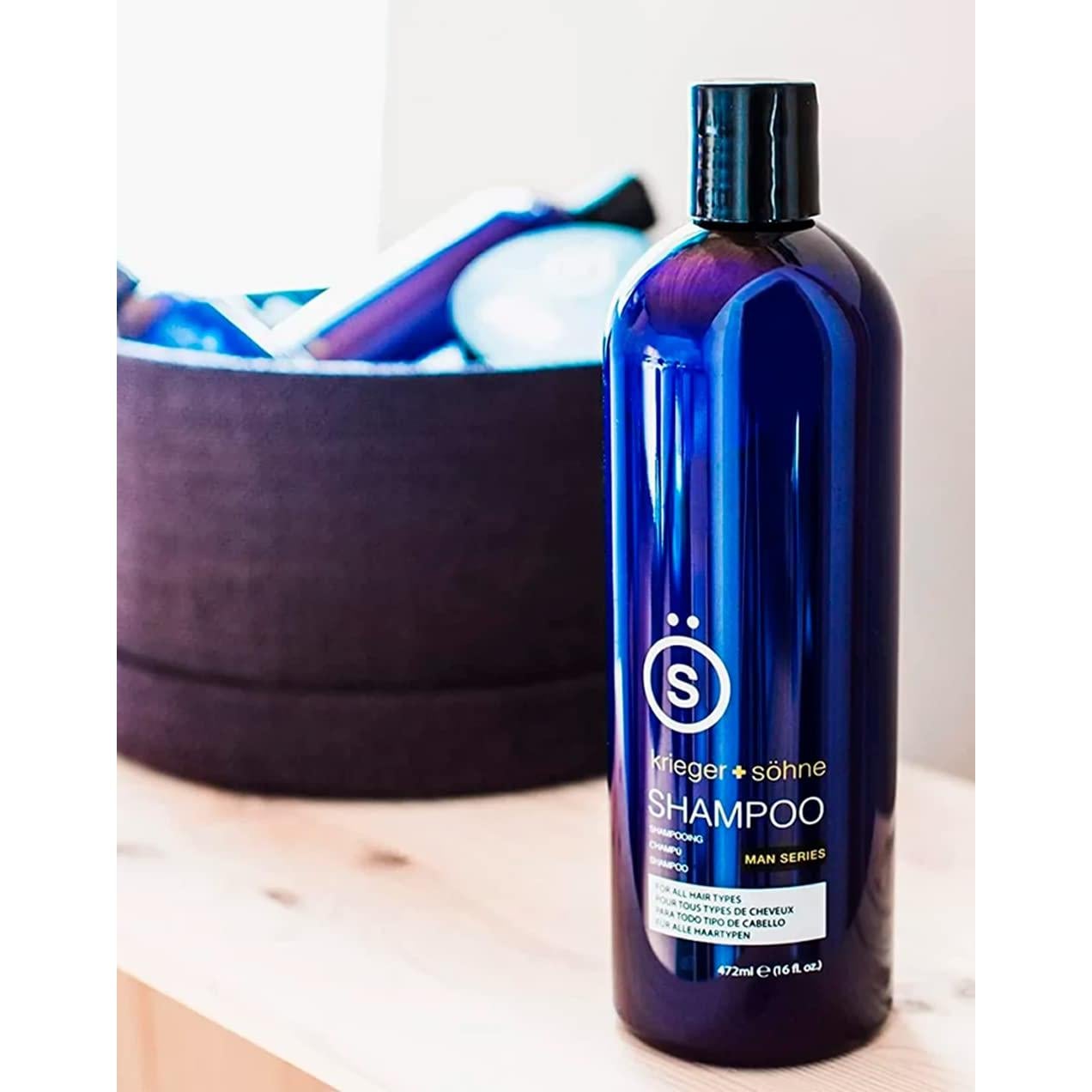 Champú Estimulante Krieger + Söhne 473ml con Aceite de Árbol de Té