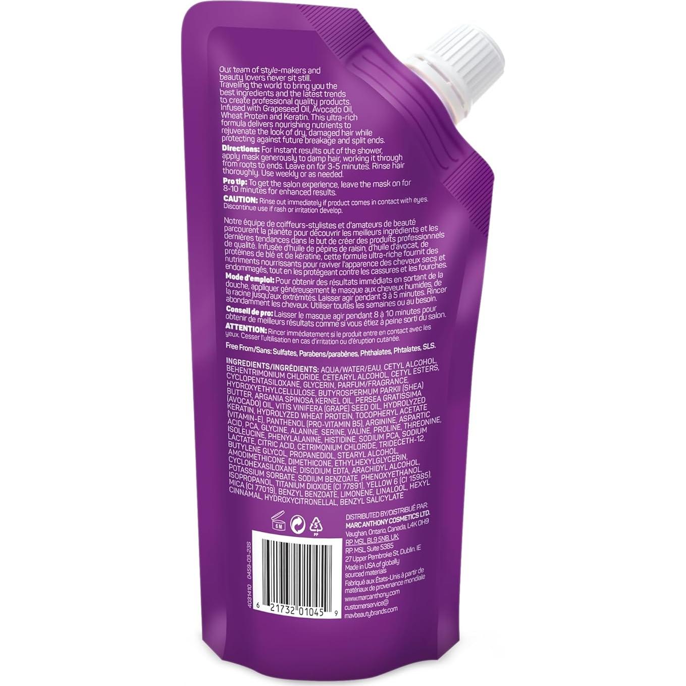 Mascarilla para Cabello Seco y Dañado Marc Anthony 200ml