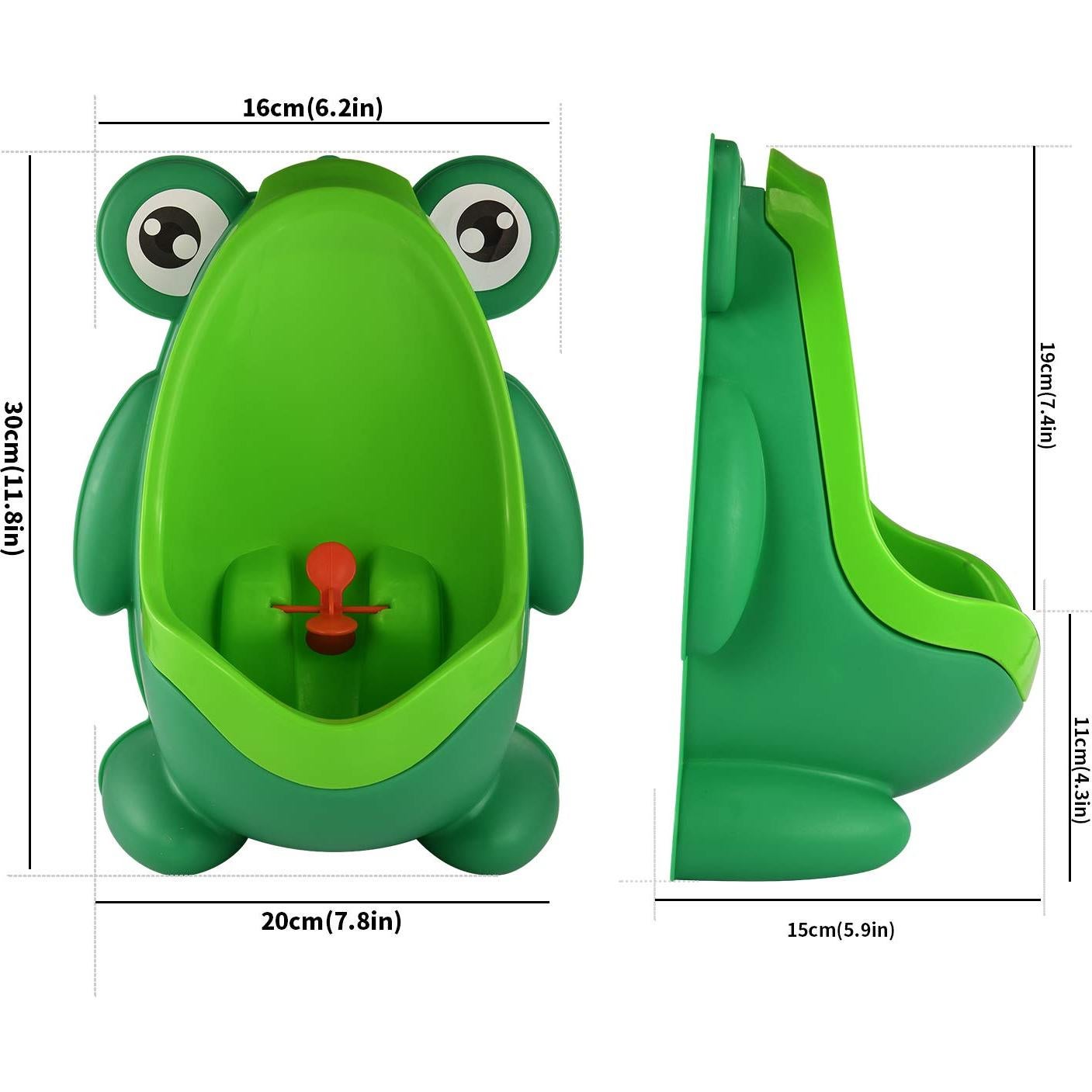 Orinal de Entrenamiento para Niños Rana Verde - 1000ml