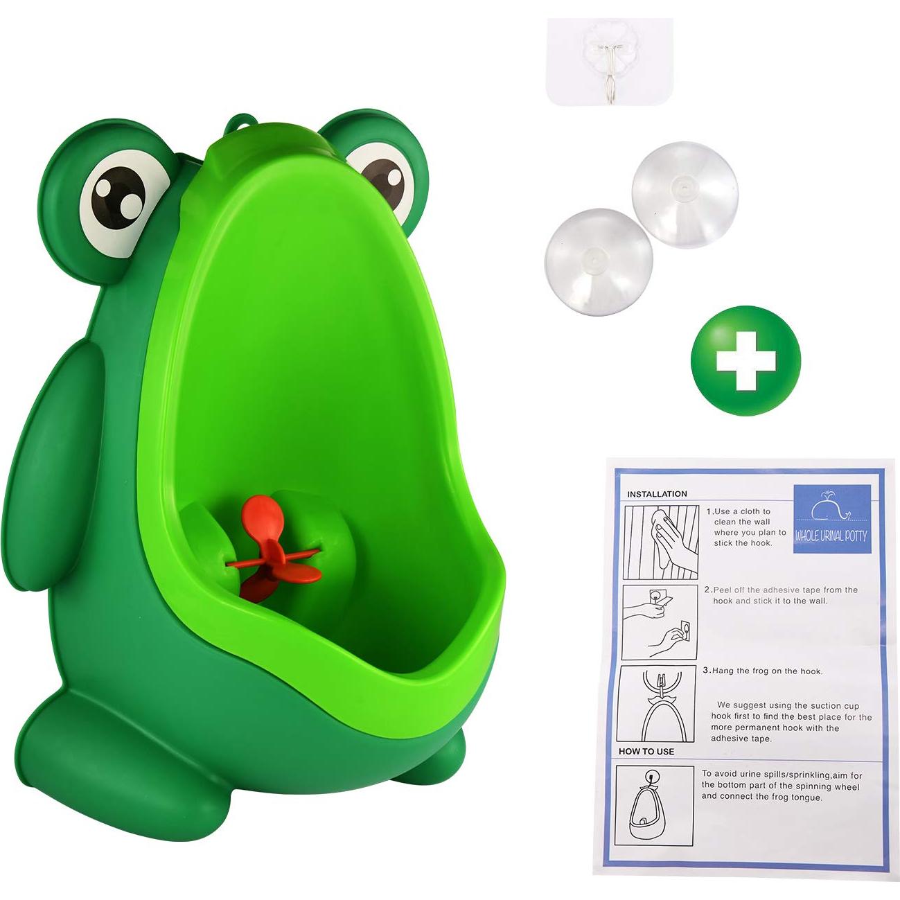 Orinal de Entrenamiento para Niños Rana Verde - 1000ml