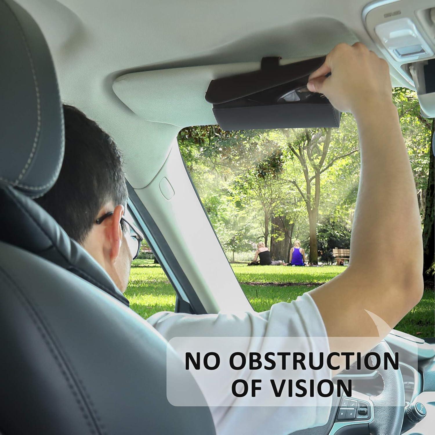 Soporte de Gafas de Sol Accmor para Visera de Coche Negro