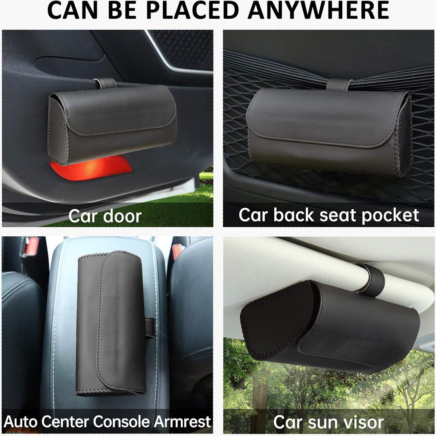 Soporte de Gafas de Sol Accmor para Visera de Coche Negro