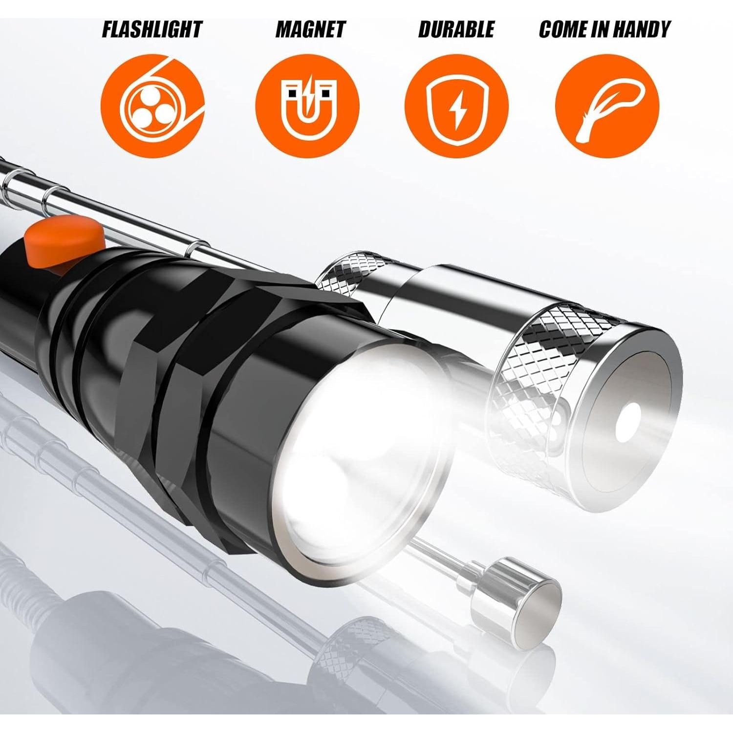 Juego de Herramientas Magnéticas MANWALD 5 Piezas con LED