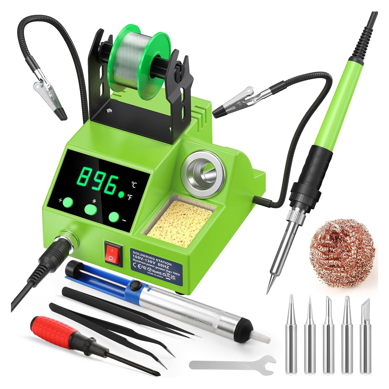 Estación de Soldadura Crtsweker 100W Digital con Accesorios
