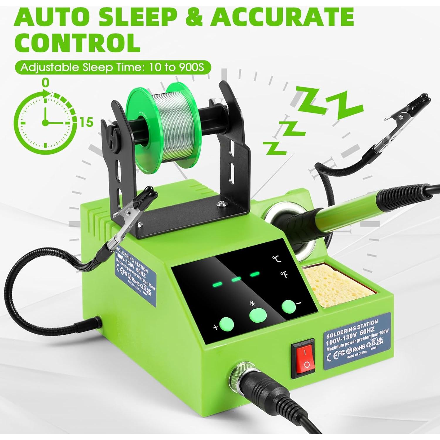 Estación de Soldadura Crtsweker 100W Digital con Accesorios