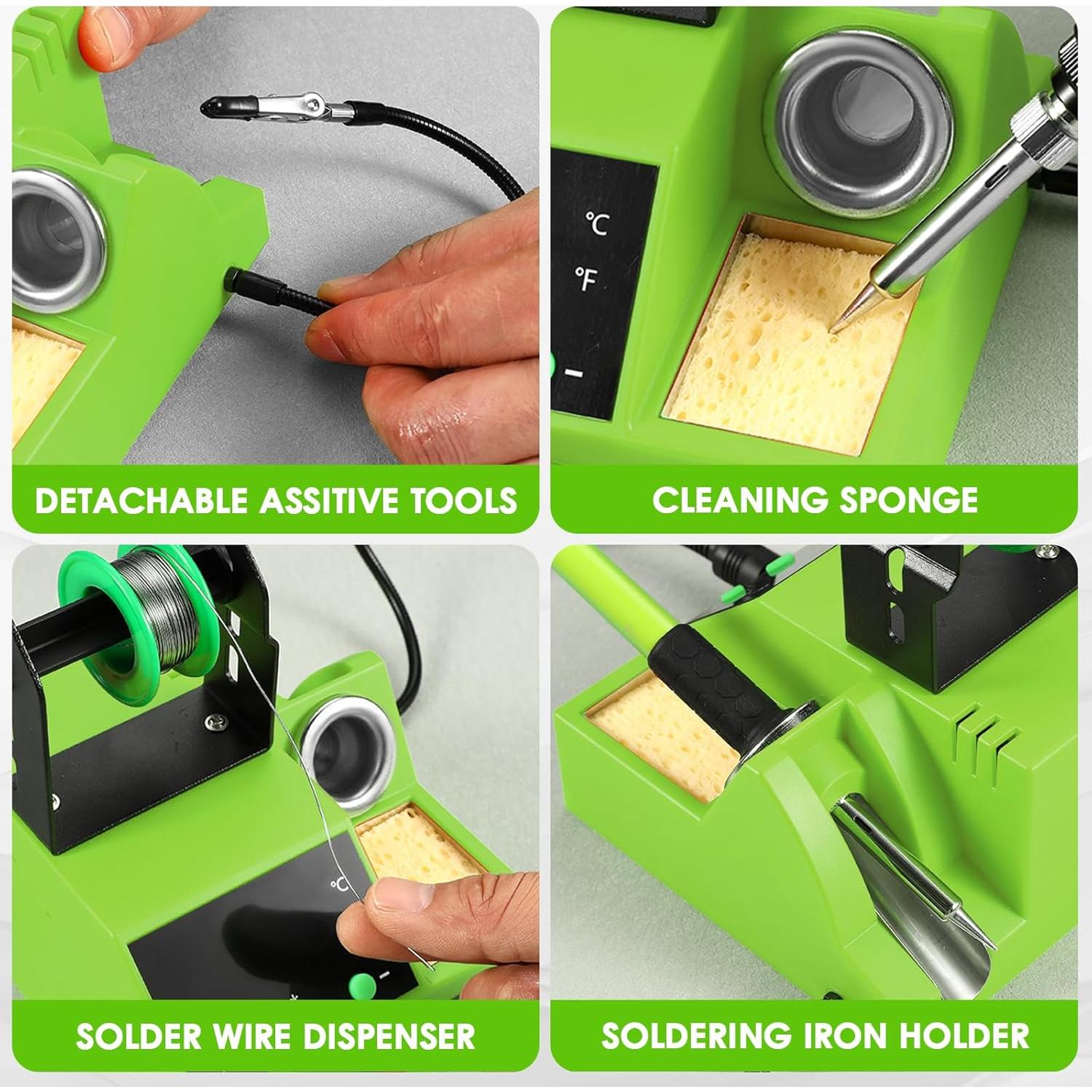 Estación de Soldadura Crtsweker 100W Digital con Accesorios