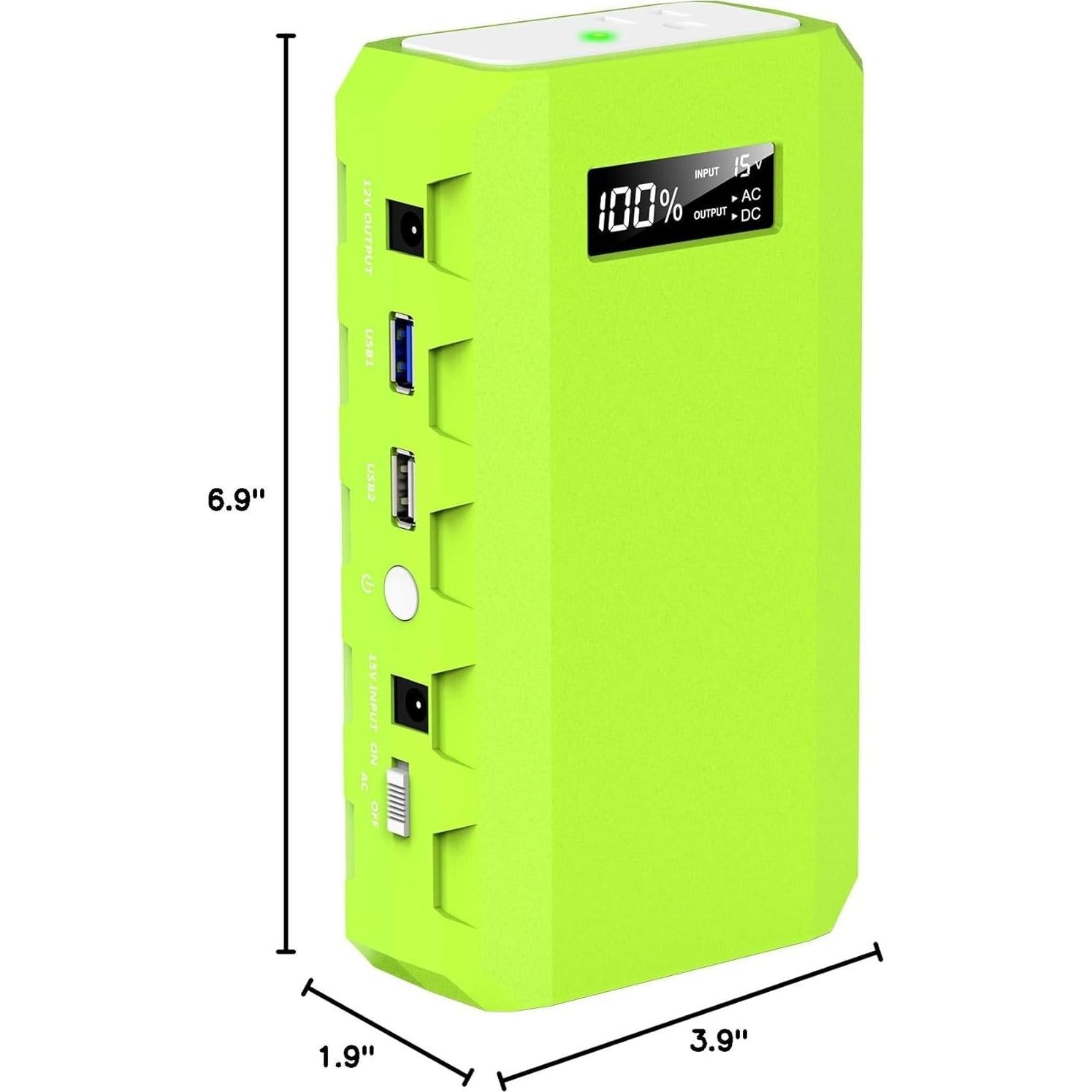 Estación de Energía Portátil Powkey 24000mAh 88.8Wh Verde